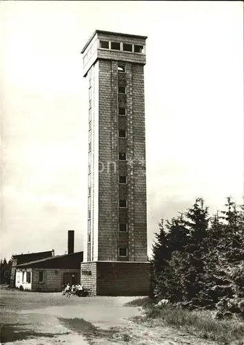 Masserberg Rennsteigwarte Hoehenluftkurort Kat. Masserberg