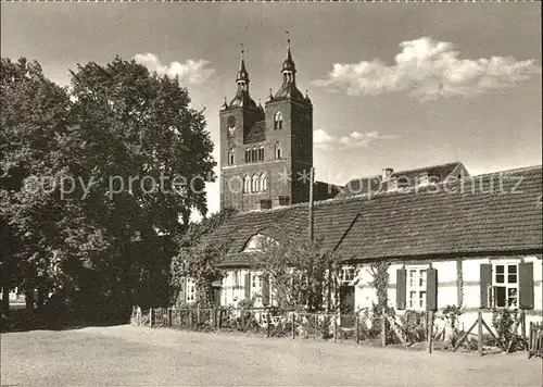 Seehausen Bremen Blick zur Kirche Kupfertiefdruck Kat. Bremen