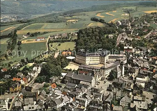 Hachenburg Westerwald Luftkurort Luftbild Kat. Hachenburg