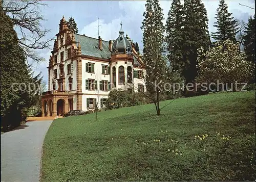 Badenweiler Schlosspark grossherzogliches Palais Kat. Badenweiler