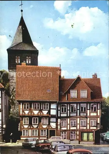 Hildesheim Alte Fachwerkhaeuser Kehrwieder Turm Kat. Hildesheim