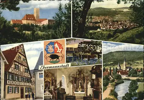 Ebermannstadt Kirche Ortsansichten Kat. Ebermannstadt