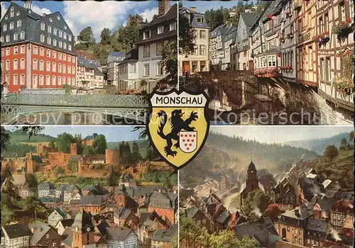 Monschau Ortsansichten Kat. Monschau