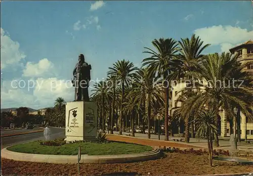Palma de Mallorca Monumento a Ramon Llull Paseo de Sagrera Kat. Palma de Mallorca