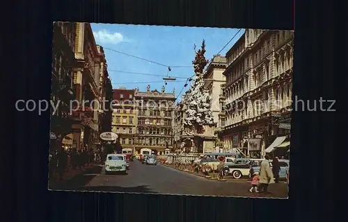 Wien Graben mit Pestsaeule Kat. Wien