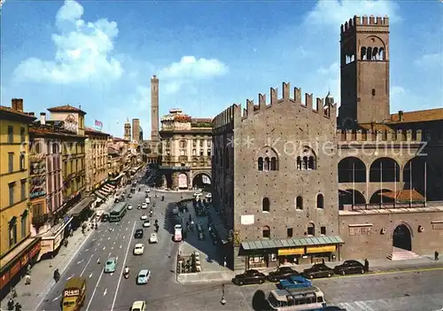 Bologna Via Rizzoli e Palazzo Re Enzo Kat. Bologna