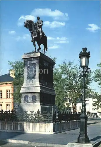 Luxembourg Luxemburg Monument equestre de Guillaume II Roi des Pays Bas et Grand Duc de Luxembourg Kat. Luxembourg