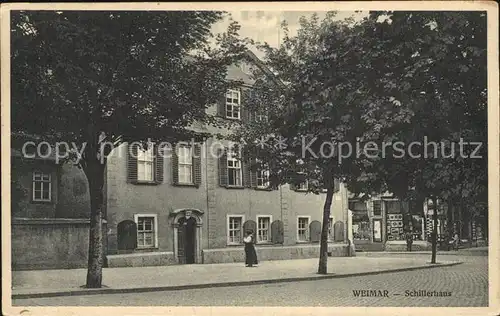 Weimar Thueringen Schillerhaus Kat. Weimar