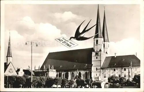 Altoetting Kirche Briefschwalbe Kat. Altoetting