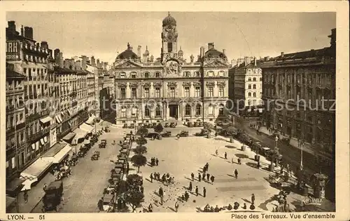 Lyon France Place des Terreaux Kat. Lyon