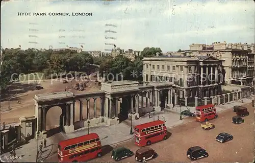 London Hyde Park Corner Kat. City of London