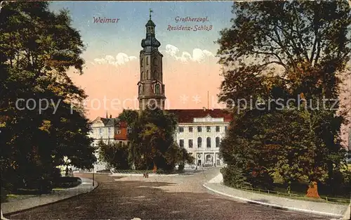 Weimar Thueringen Residenzschloss Kat. Weimar