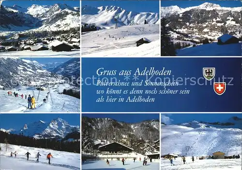 Adelboden Skigebiet Kat. Adelboden