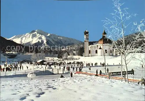 Seefeld Tirol Seekirchl Hocheder Winter Kat. Seefeld in Tirol