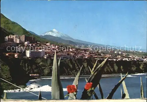 Teneriffa El Teide Blick von Bajamer Kat. Teneriffa