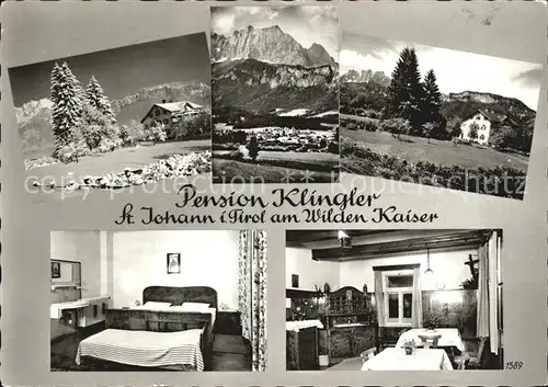 Sankt Johann Tirol Pension Klingler  Kat. Oesterreich