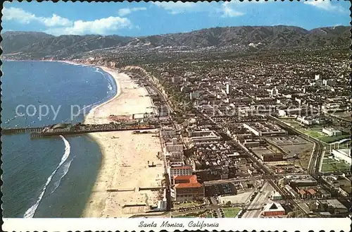 Santa Monica Luftaufnahme Kat. Santa Monica