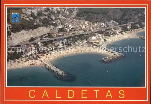 Caldetas Luftaufnahme  Kat. Caldes d Estrac