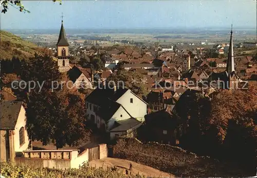 Ribeauville Haut Rhin Elsass Vue generale et plaine d Alsace Kat. Ribeauville