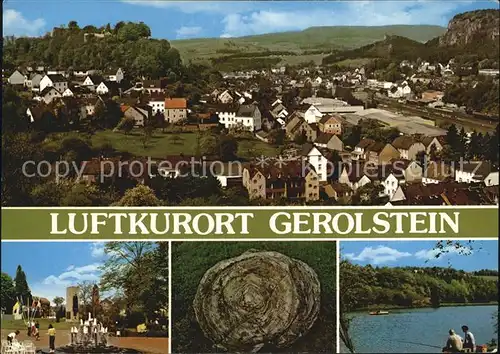 Gerolstein Panorama Teilansichten Kat. Gerolstein