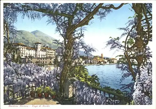 Gardone Riviera Lago di Garda Teilansicht Kat. Italien