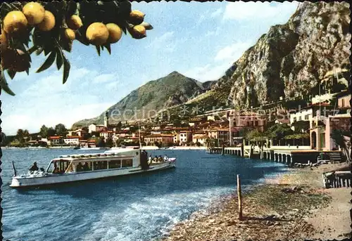 Limone sul Garda Panorama Fahrgastschiff Kat. 