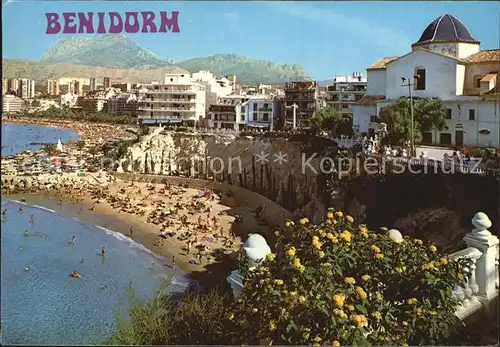 Benidorm Iglesia y Playa de Poniente Kat. Costa Blanca Spanien