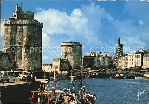 La Rochelle Charente Maritime Le Port et les 3 Tours St Nicolas de la Chaine et de la Lanterne Kat. La Rochelle