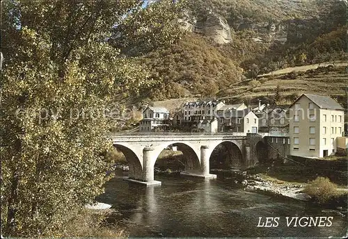 Les Vignes Lozere Le pont et les rives du Tarn Kat. Les Vignes