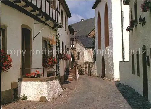 Kronenburg Eifel Burglaedchen Gasse Kat. Dahlem