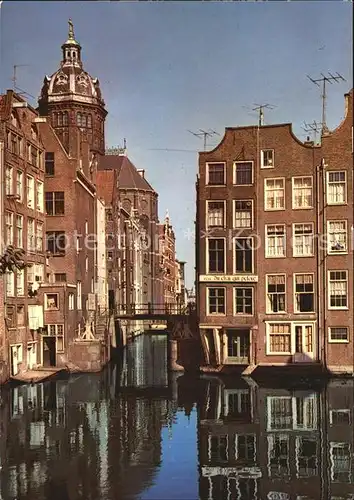Amsterdam Niederlande t Kolkje Kat. Amsterdam