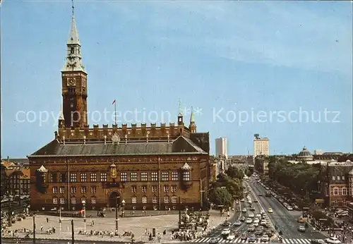 Kopenhagen Rathausplatz Kat. Hovedstaden