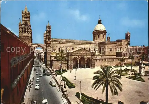 Palermo Sicilia Cattedrale e Palazzo Arciveacovile Kat. Palermo