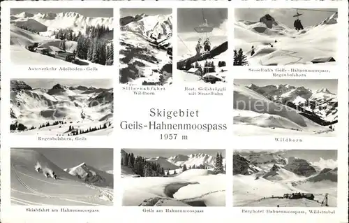Geils Skigebiet Geils Hahnenmoospass Kat. Adelboden