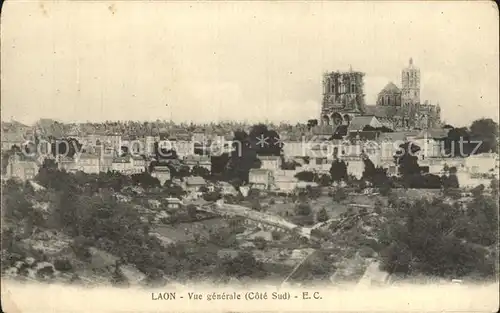 Laon Aisne Vue generale Eglise Kat. Laon