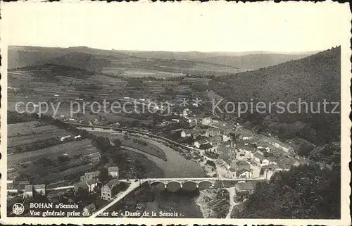 Bohan sur Semois Vue generale prise du rocher de Dame de la Semois Kat. 