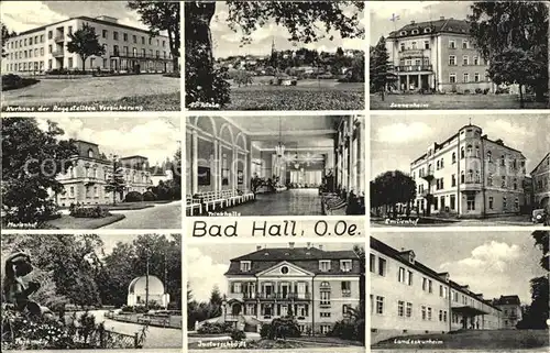 Bad Hall Oberoesterreich Kurhaeuser Park Konzertpavillon Trinkhalle Kat. Bad Hall