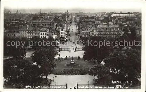 Le Havre Les Jardins de l Hotel de Ville Rue de Paris Kat. Le Havre