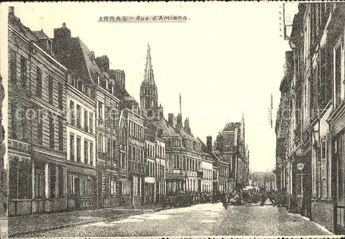 Arras Pas de Calais Rue d Amiens Kat. Arras
