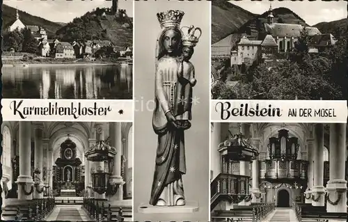 Beilstein Mosel Karmelitenkloster Heiligenfigur Kat. Beilstein