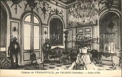 Falaise Calvados Chateau de Versainville Salon d Ete Kat. Falaise