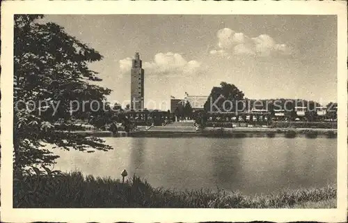 Magdeburg Adolf Mittag See und Ausstellungsturm Kat. Magdeburg