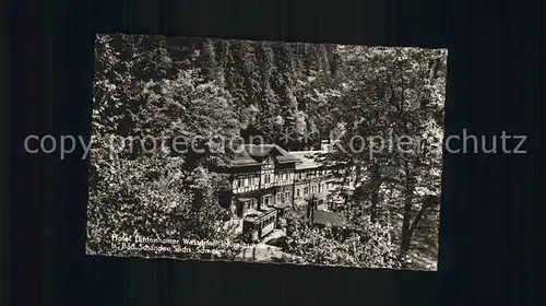 Bad Schandau Hotel Lichtenhainer Wasserfall Kat. Bad Schandau