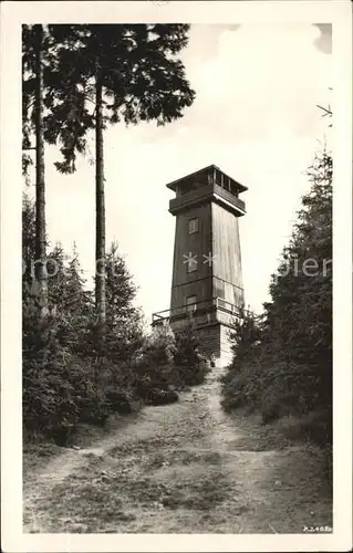 Schoenberg Vogtland Kapellenberg Turm Kat. Mehltheuer Vogtland