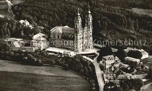 Vierzehnheiligen Wallfahrtskirche Fliegeraufnahme Kat. Bad Staffelstein