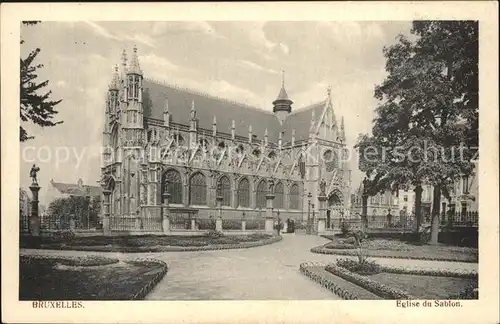 Bruxelles Bruessel Eglise du Sablon Kat. 