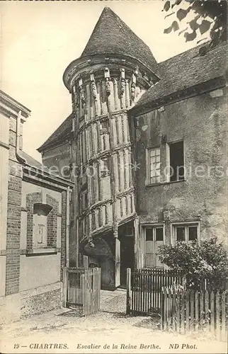 Chartres de Bretagne Escalier de la Reine Berthe Kat. Chartres de Bretagne