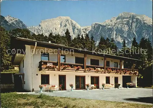 Schoenau Berchtesgaden Pension zur Eibe Kat. Berchtesgaden
