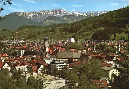 Immenstadt Allgaeu mit Daumgruppe  Kat. Immenstadt i.Allgaeu