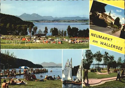 Neumarkt Wallersee Camping Minigolf Strand Kat. Neumarkt am Wallersee